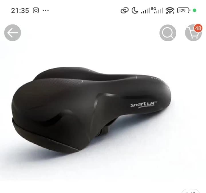 Banco Bike Selim Confort Gel Tech Refletor Elastômero Bicicleta Aro 20 24 26 29 Mtb Bmx SmartLM