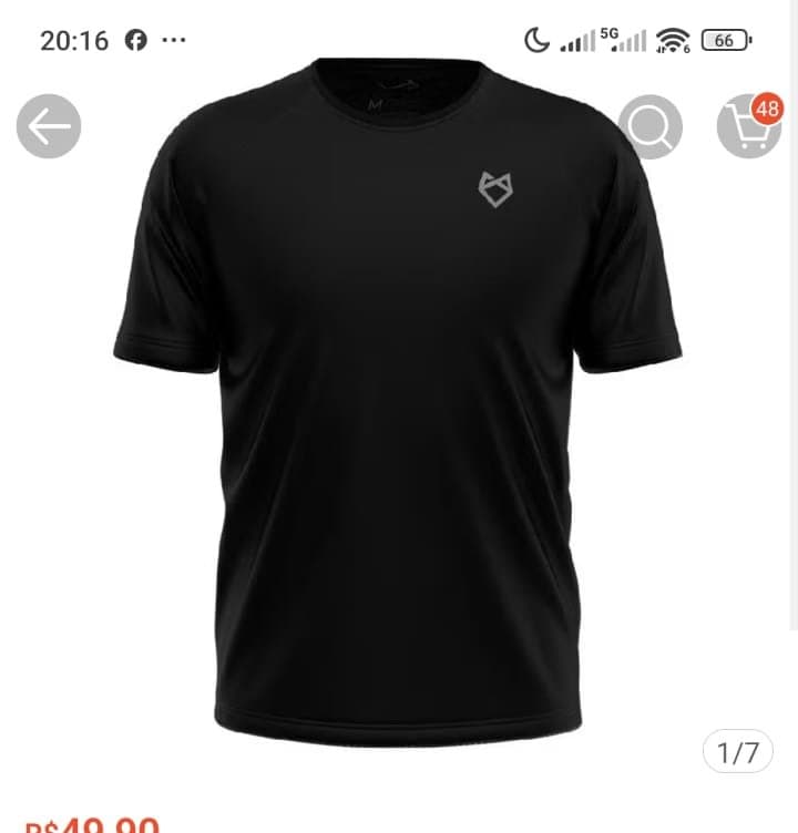 Camiseta Dry Fit Infinity Preto
