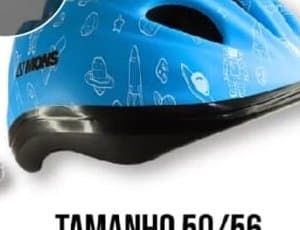 Capacete Infantil Ciclismo Skate Bike Com Ajuste Rosa Azul Carbono Esportes Kids 5 a 12 anos