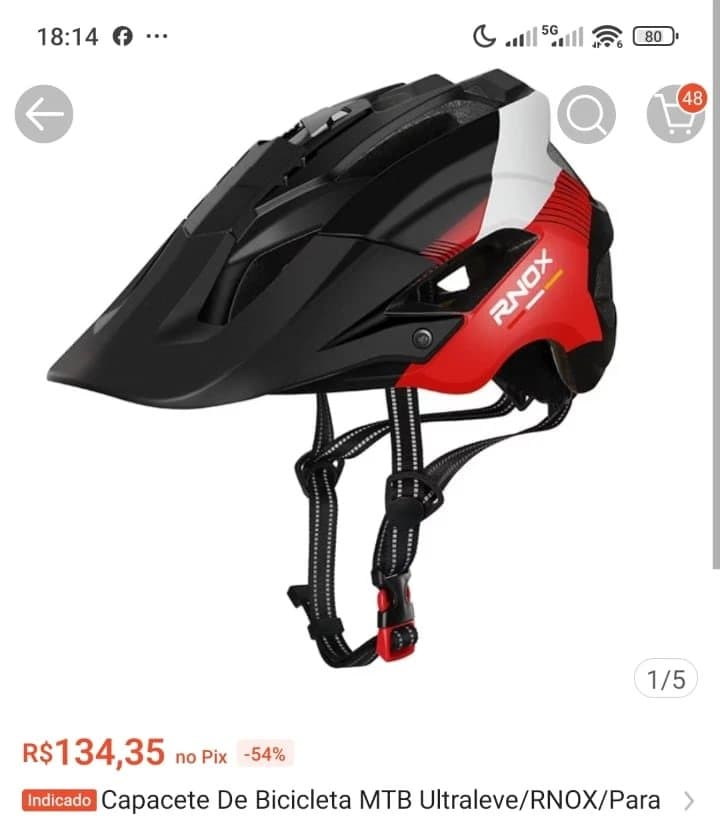 Capacete De Bicicleta MTB Ultraleve RNOX