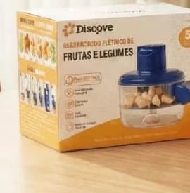 Descascador Elétrico Automático Portátil 127/220V Cozinha Descascar Alho Uvas Frutas Tomate
