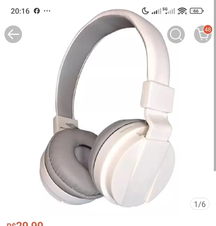 Fone De Ouvido On-ear Sem Fio Kapbom Ka-933
