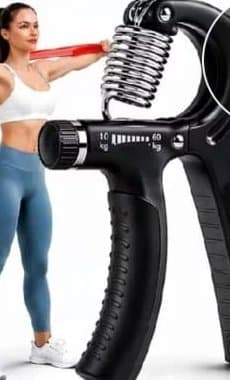 Kit 20 Itens: 11 Extensores + Handgrip + 5 Minibands + Guia de Exercícios