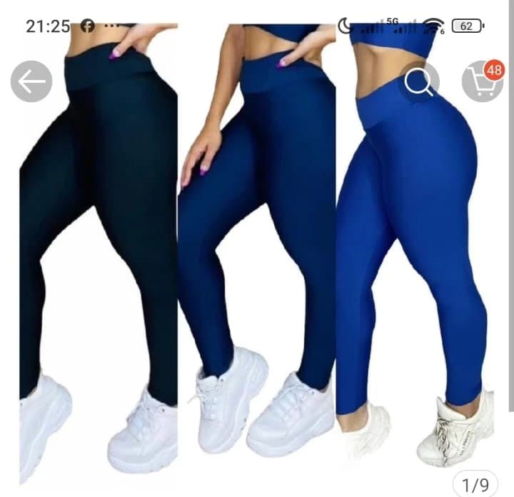 Kit 3 Leg Academia Feminina Calça Fitness Shorts Bermuda