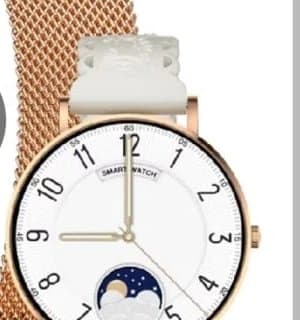 Smartwatch Aurafit Ella3/AM28: Tela AMOLED Resistente a Respingos Monitoramento da Saúde Feminina