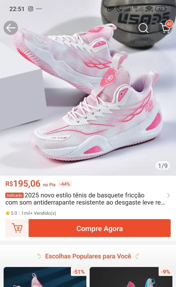 2025 Novo Estilo Tênis De Basquete Fricção Com Som Antiderrapante Resistente Ao Desgaste Leve