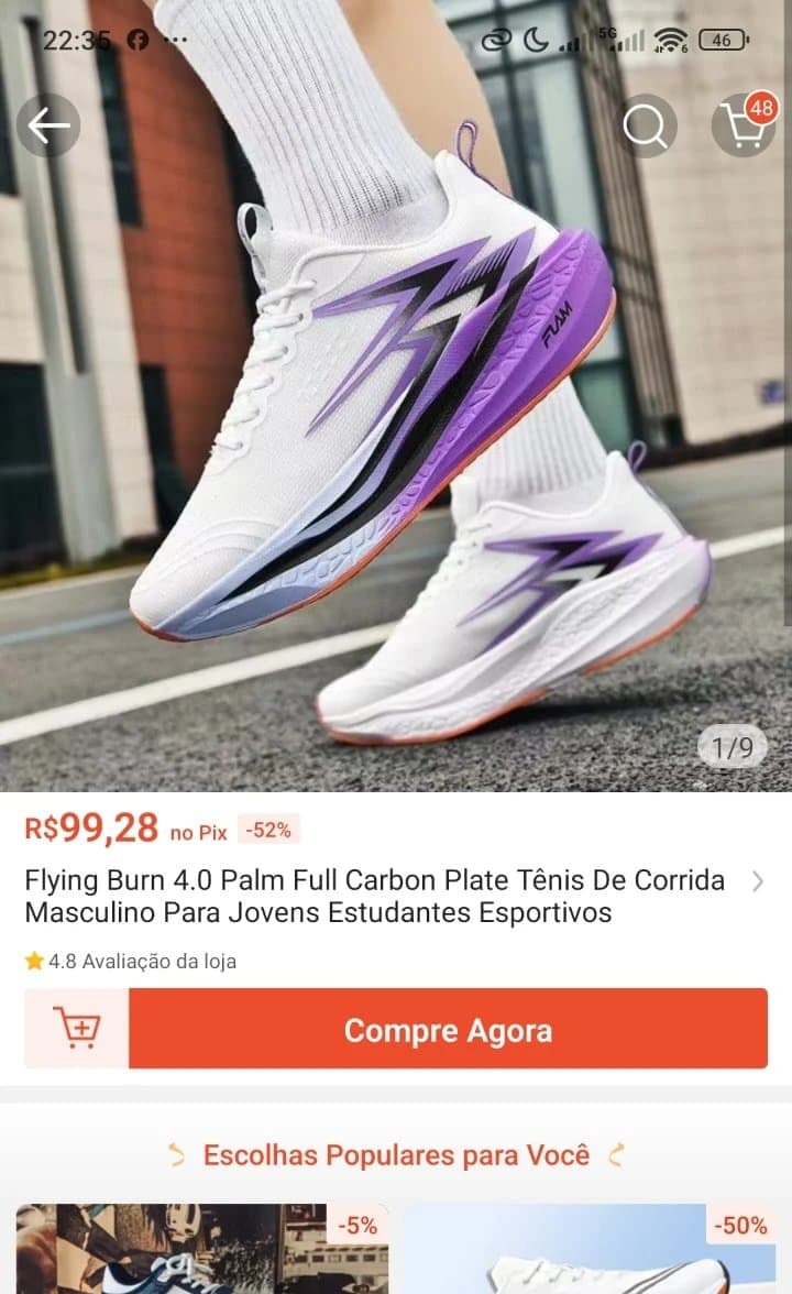 Flying Burn 4.0 Palm Full Carbon Plate Tênis De Corrida Masculino Para Jovens Estudantes
